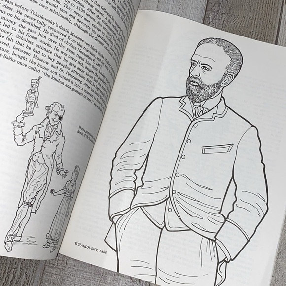 A coloring book of great composers set - Picture 11 of 12